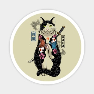 Yakuza Cat Magnet